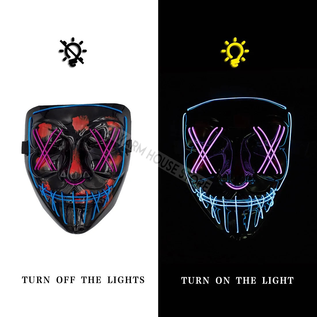 Halloween Masker LED