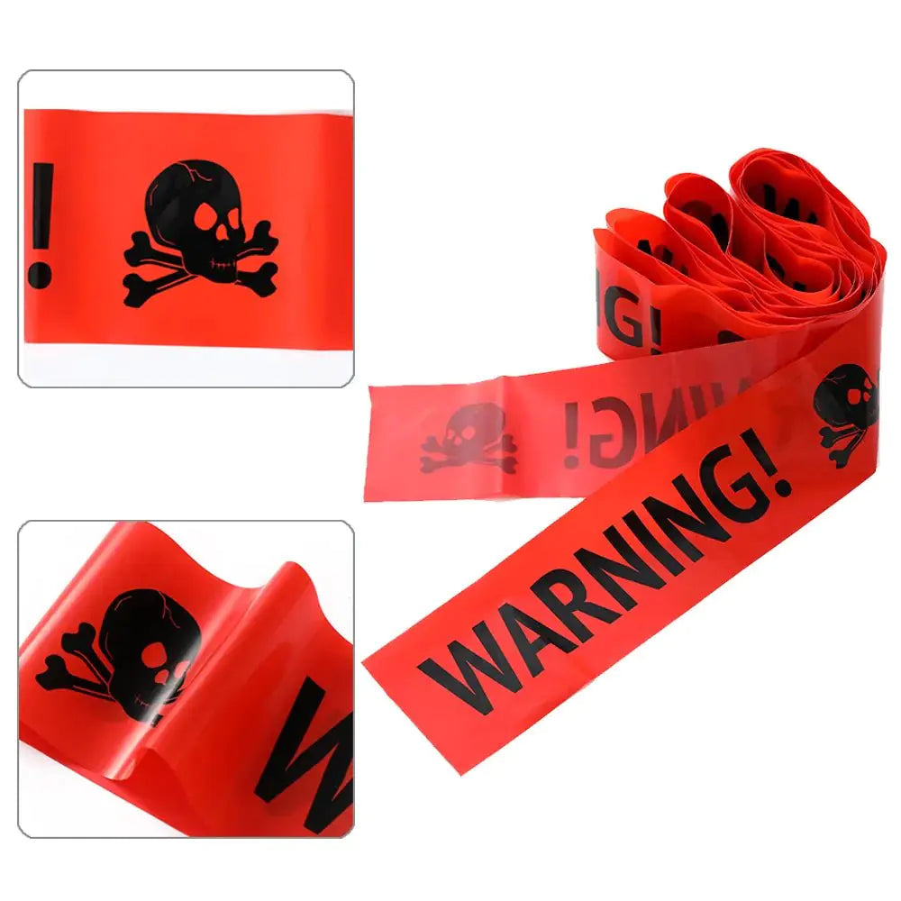 Halloween Warning Caution Tape - Decoratie lint