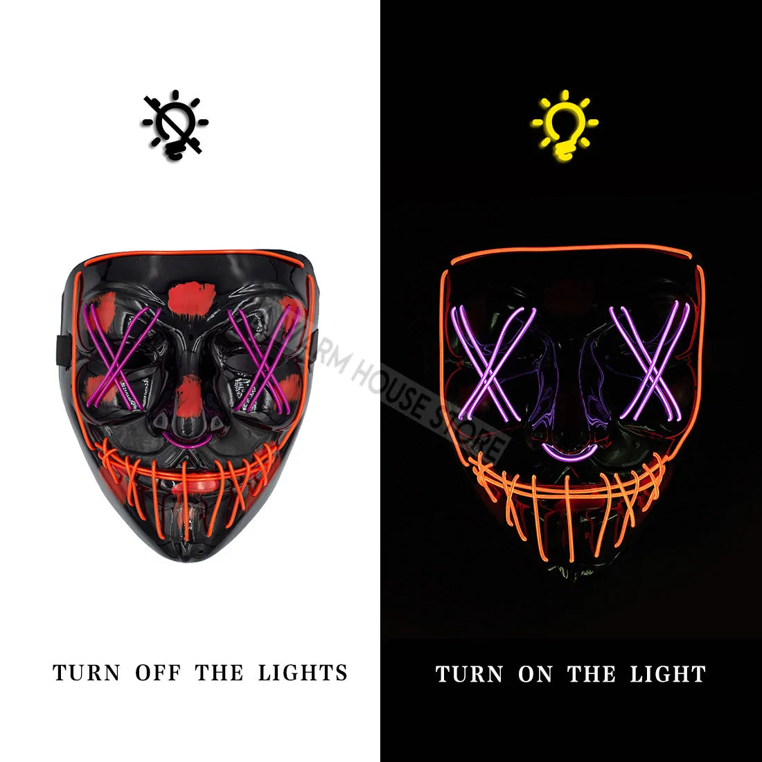 Halloween Masker LED