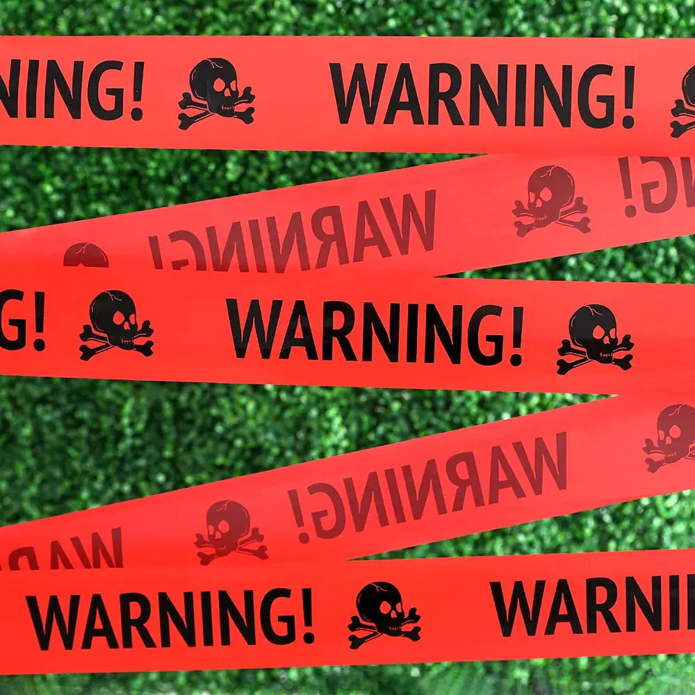 Halloween Warning Caution Tape - Decoratie lint