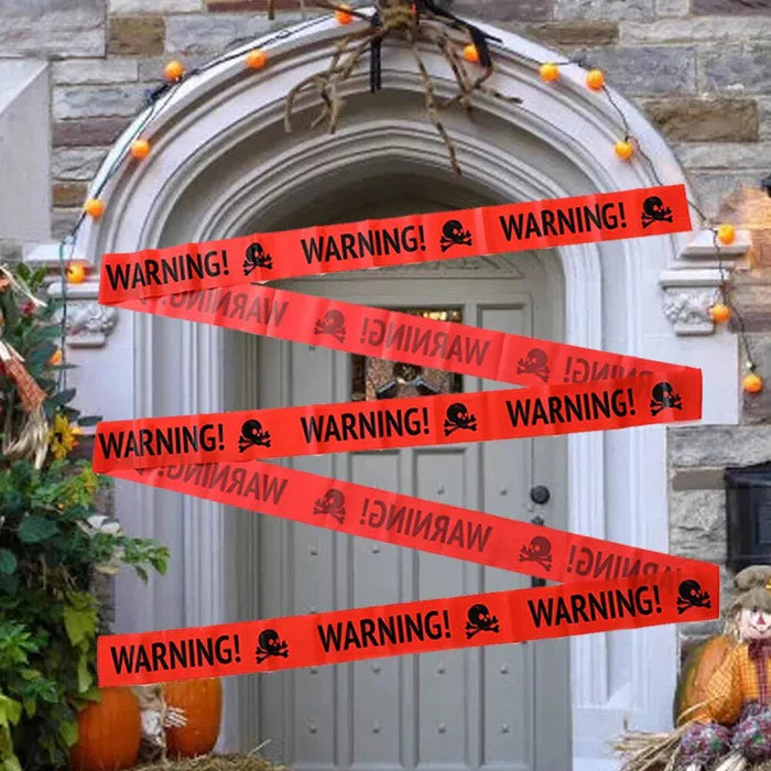 Halloween Warning Caution Tape - Decoratie lint